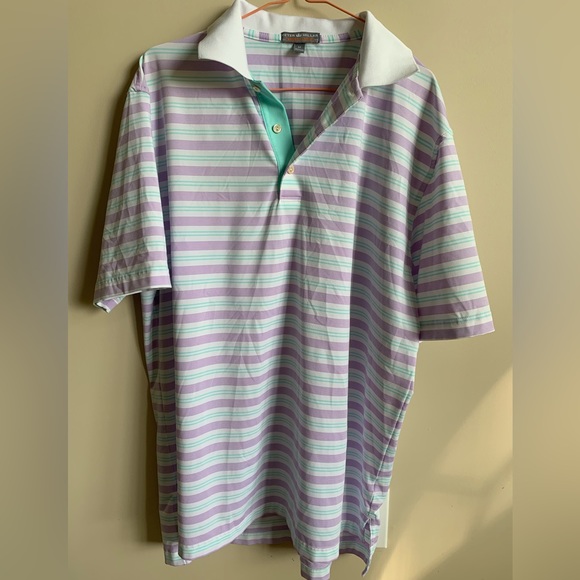 Men’s Peter Millar Summer Comfort Short Sleeve Shirt - Picture 1 of 5